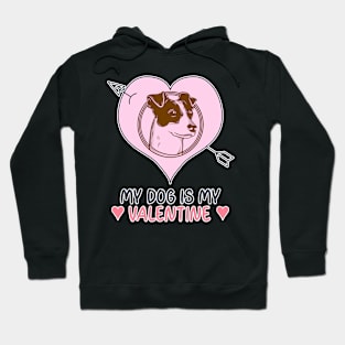 My Dog Is My Valentine Hoodie